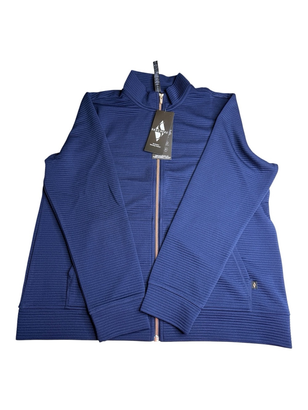 Skechers GOwalk Everywhere Jacket Women’s XL Navy Blue Full Zip NWT